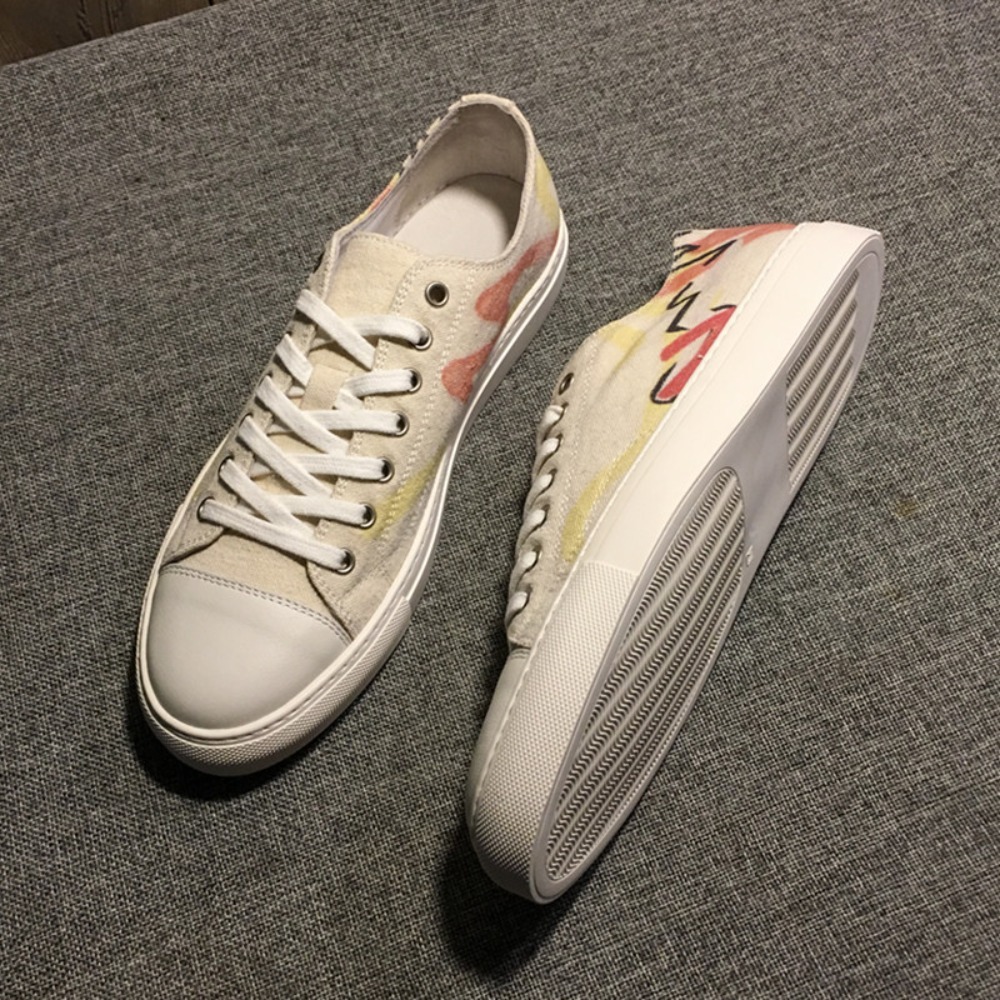 Men'S Shoes Low Top - Casual Shoes Summer Breathable Fabric Shoes,
