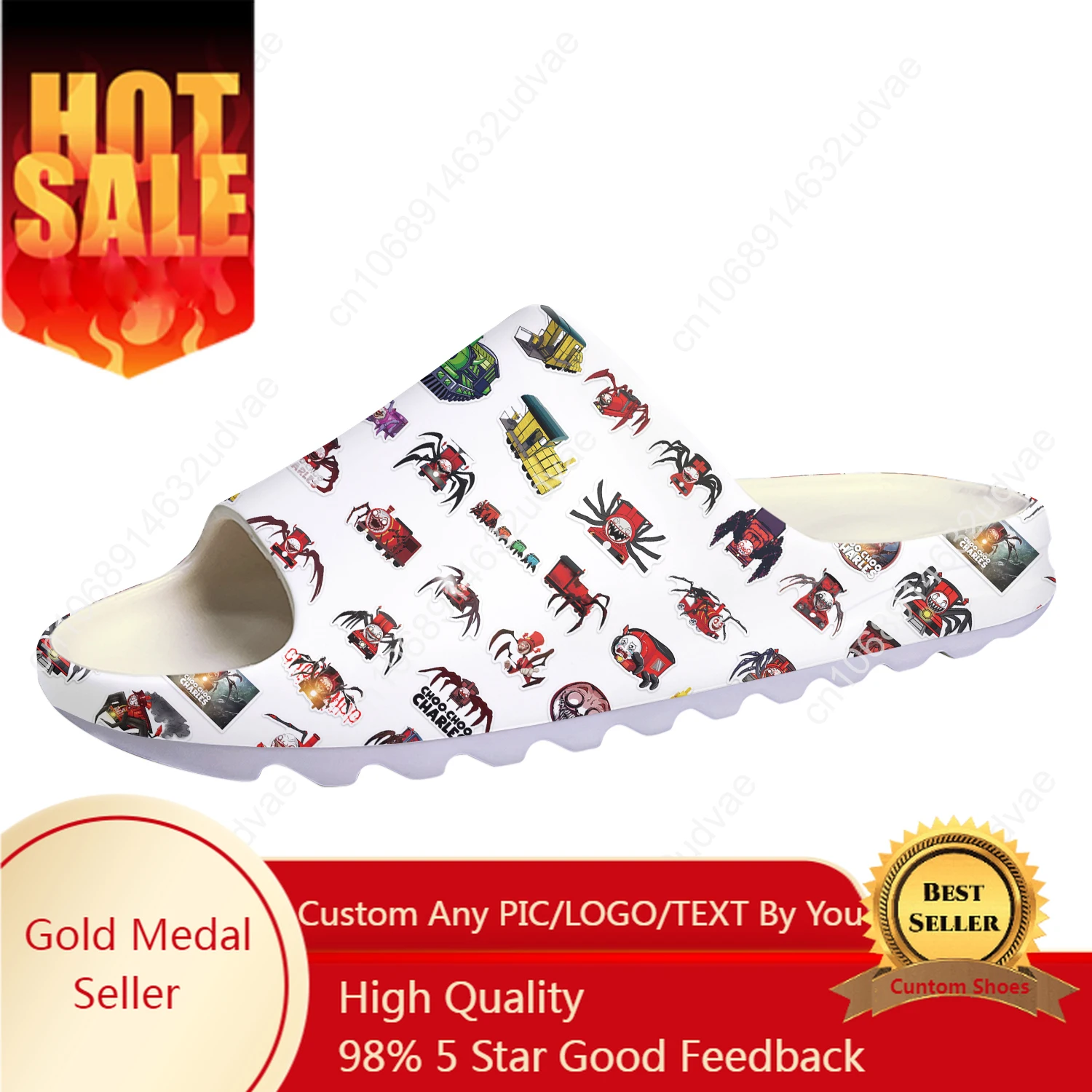Men Shoes On - Choo Choo Charles Custom Made Soft
