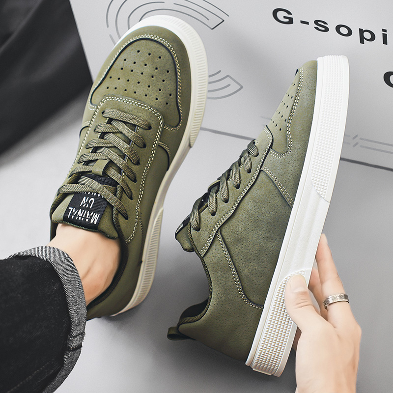 Men'S Shoes Green And White - Cheap Green Man Urban Sneakers Big