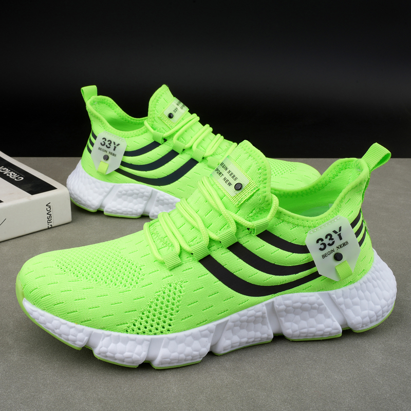 Women Sneakers 2023 New Mesh B - Men'S Shoes Green And White review and price