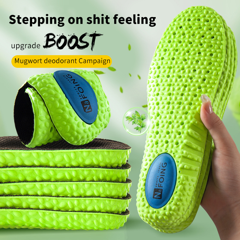Sports Shock Absorption Insole - Men'S Shoes Green And White review and price