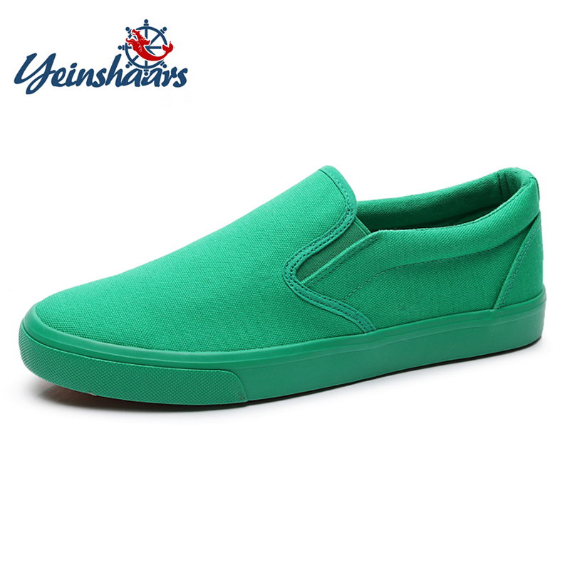FUQIAO New Canvas Driving Shoe - Men'S Shoes Green And White review and price