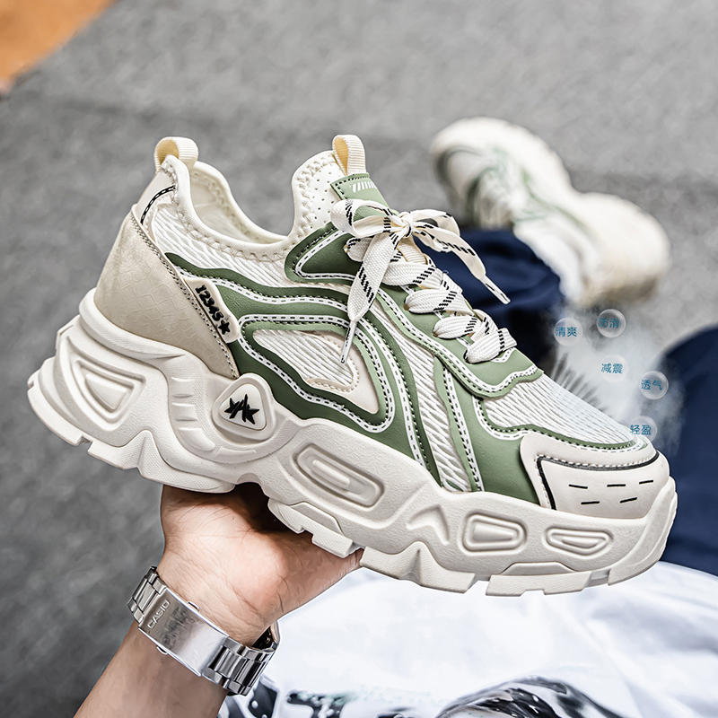 Men's Green White Chunky Dad S - Men'S Shoes Green And White review and price