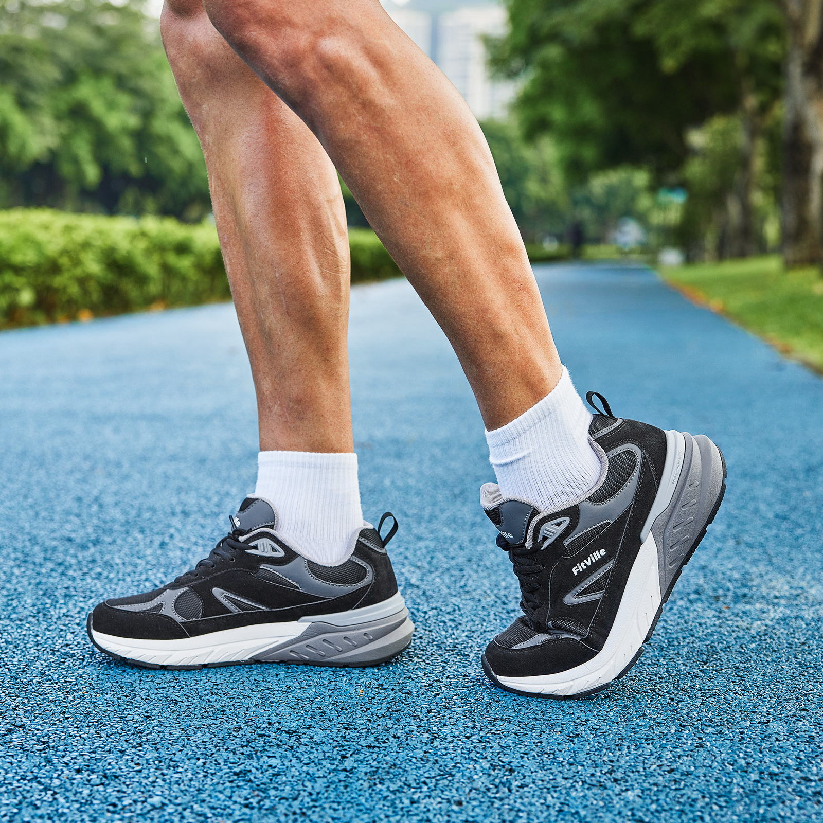 Fitville Walking Shoes Wide Me - Men'S Shoes For Plantar Fasciitis review and price