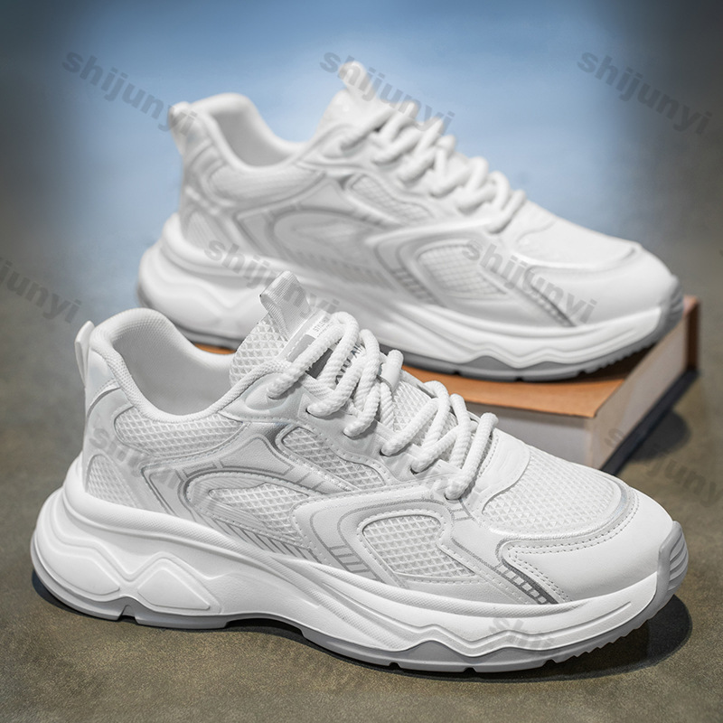 Men White Sneakers Summer New  - Men'S Shoes Green And White review and price