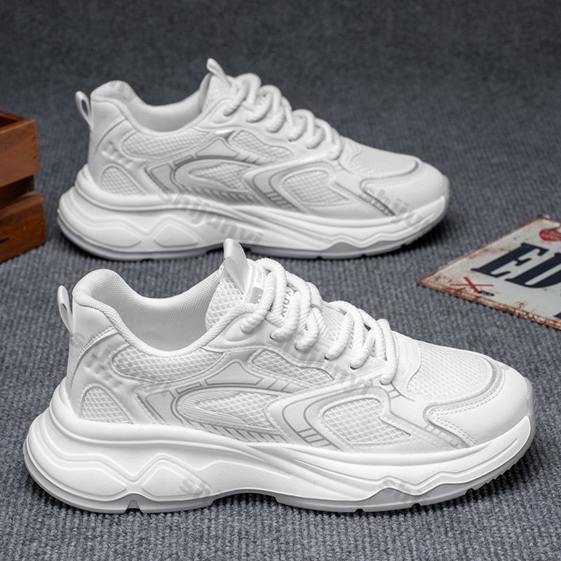 Men White Sneakers Summer New  - Men'S Shoes Green And White review and price