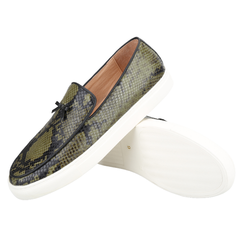 Piergitar Army Green/Black Sna - Men'S Shoes Green And White review and price