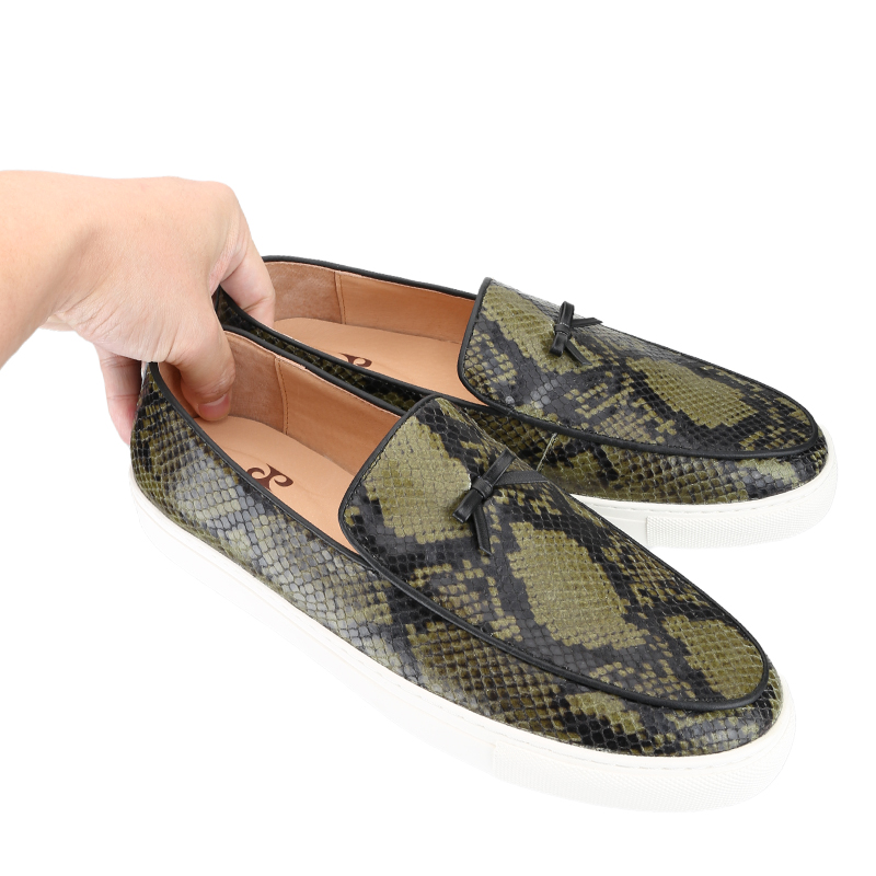 Piergitar Army Green/Black Sna - Men'S Shoes Green And White review and price