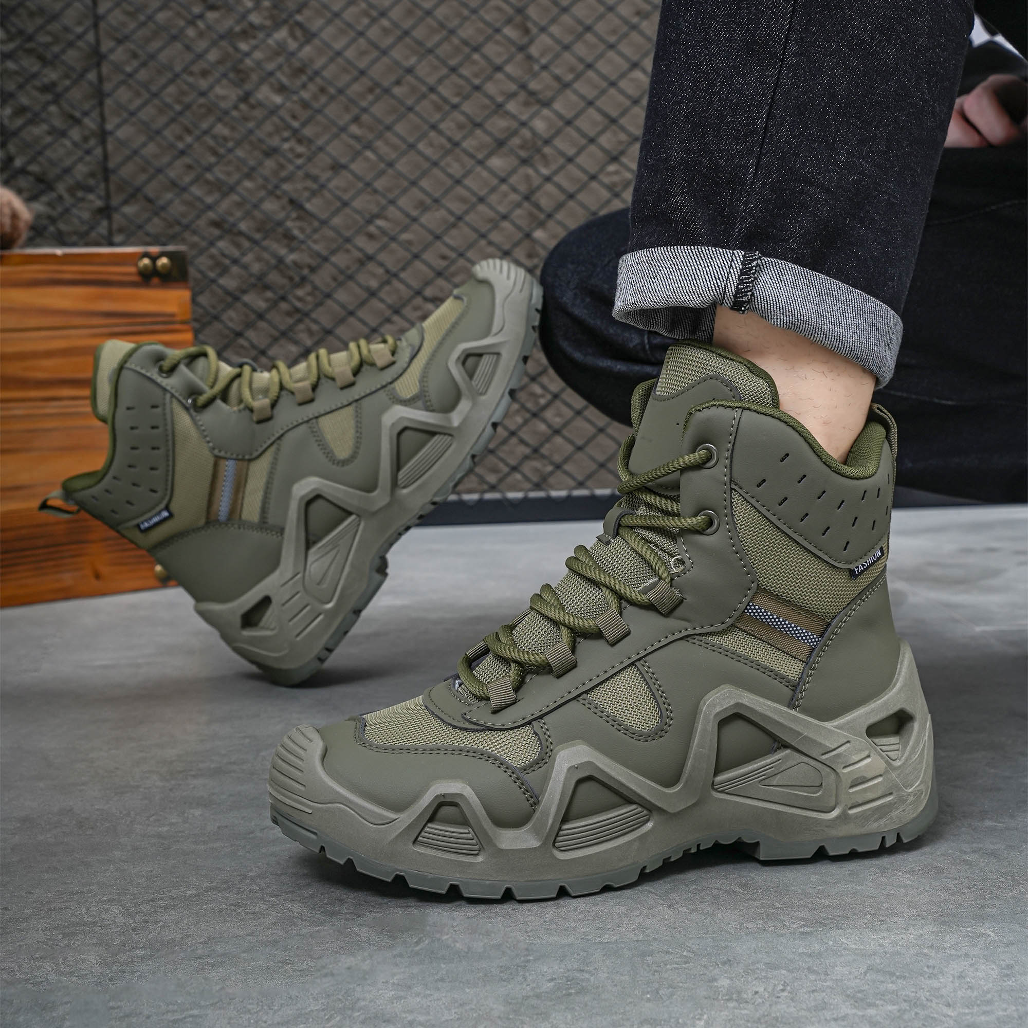 Men's high top boots, hiking b - Men'S Shoes Low Top review and price