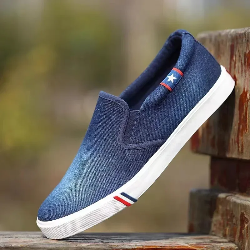 Denim Men's Canvas Shoes Slip- - Men Shoes Vans review and price