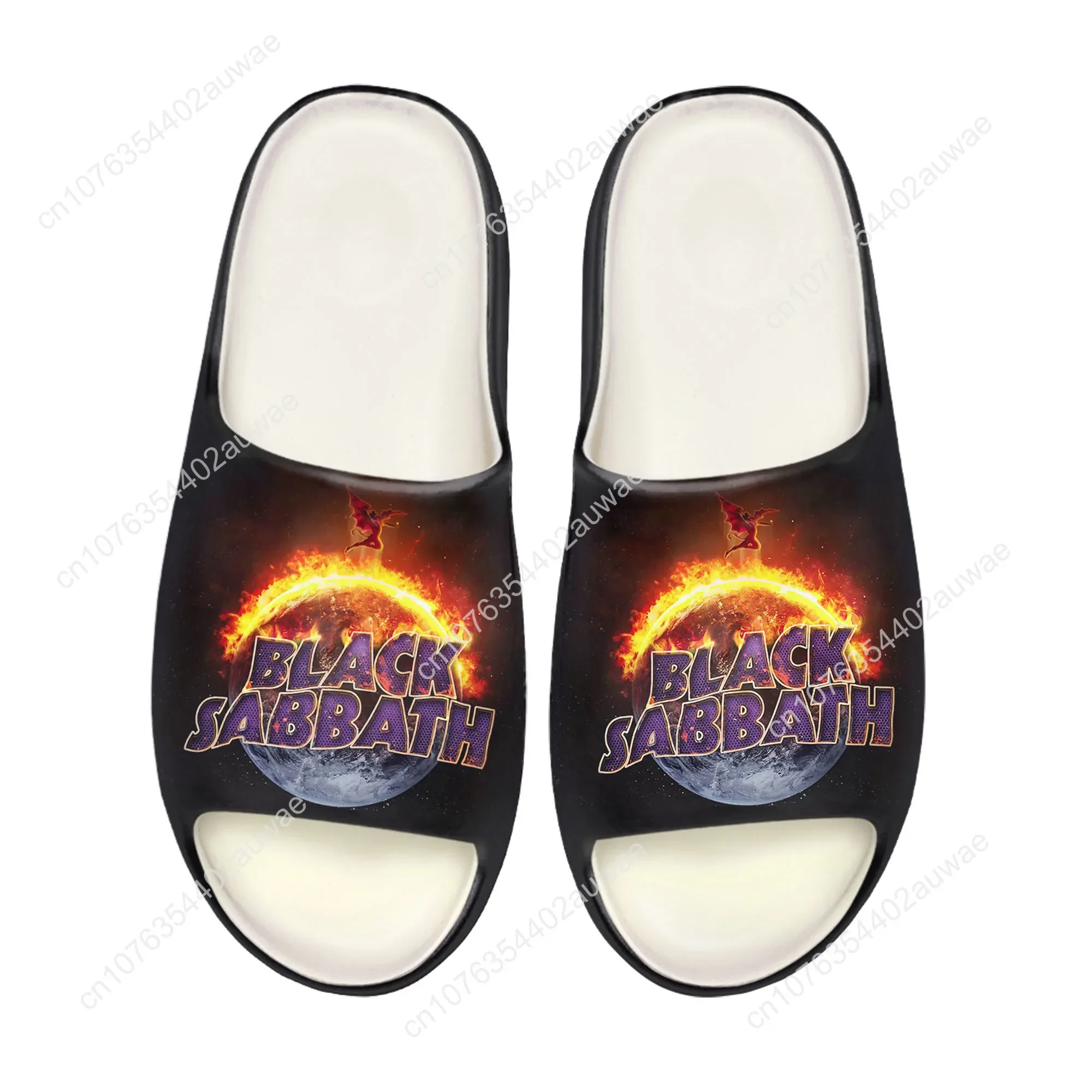 Black Heavy Metal Band Sabbath - Men Shoes On review and price